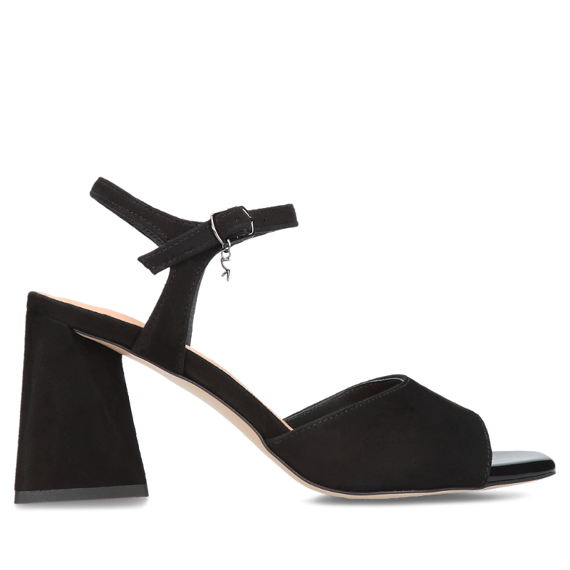 Czarne sandały Jennifer, Visconi, Sandały, VS0004-01, Konopka Shoes
