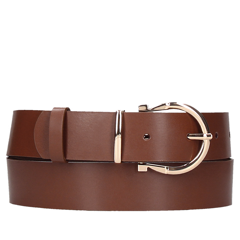 Brązowy pasek damski, MZ0019-01, Konopka Shoes Brązowy pasek damski, MZ0019-01, Konopka Shoes