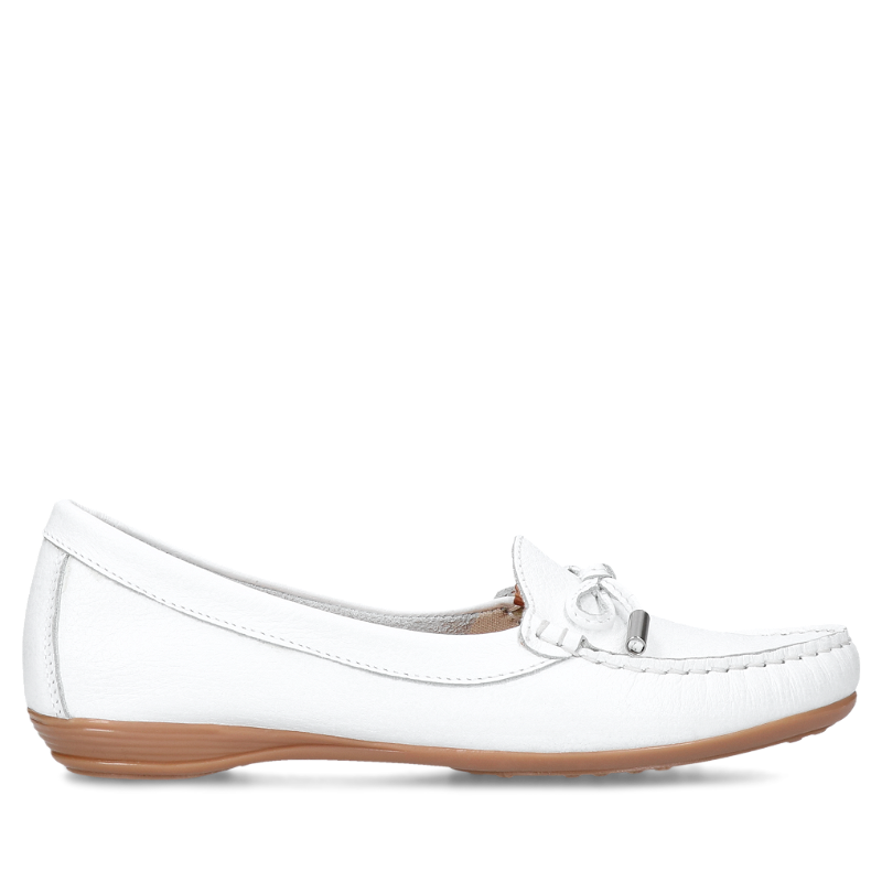 Białe mokasyny Filipe, Filipe, Konopka Shoes