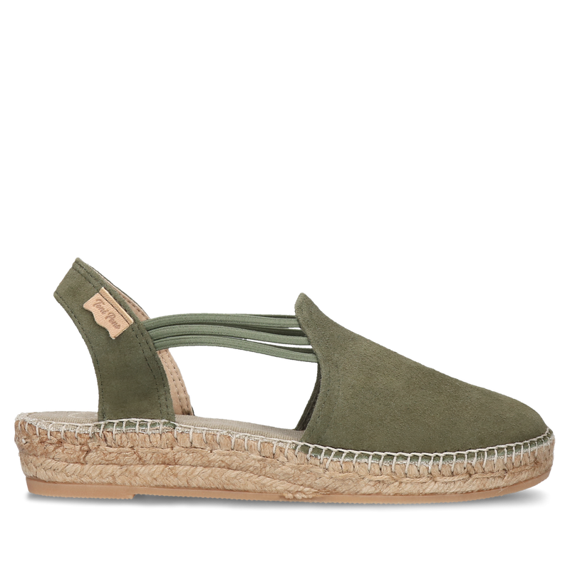 Zielone espadryle Nuria, Toni Pons, Espadryle, TP0003-01, Konopka Shoes