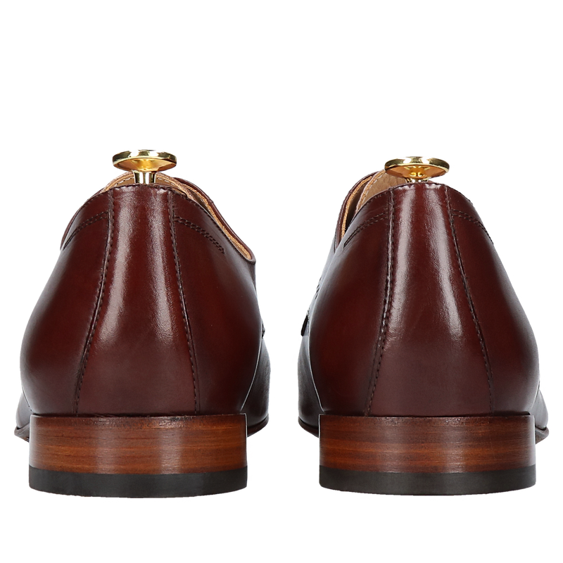 Brązowe półbuty Kevin Gold Collection, Conhpol - polska produkcja, Derby, CG3553-03, Konopka Shoes