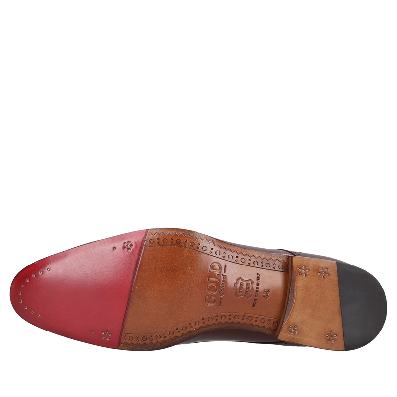 Brązowe półbuty Kevin Gold Collection, Conhpol - polska produkcja, Derby, CG3553-03, Konopka Shoes