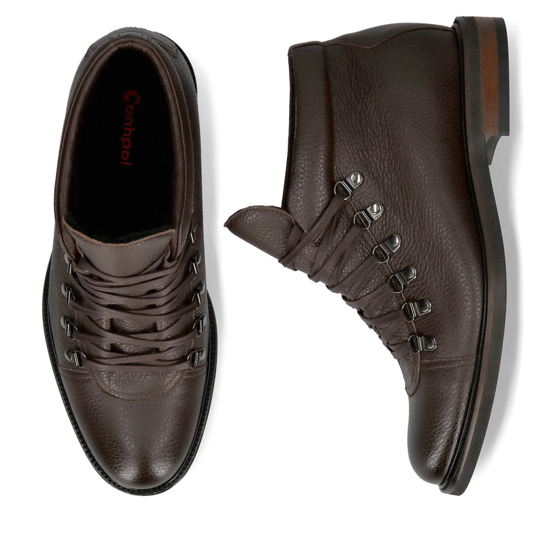 Trzewiki męskie podwyższające casual, obuwie zimowe