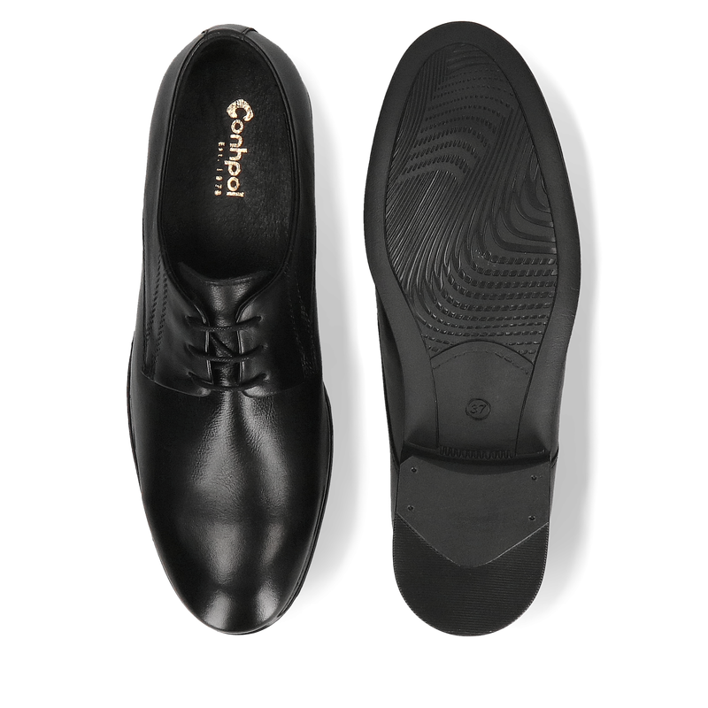 Eleganckie obuwie męskie czarne, podkreśl swój styl, Conhpol, Konopka shoes