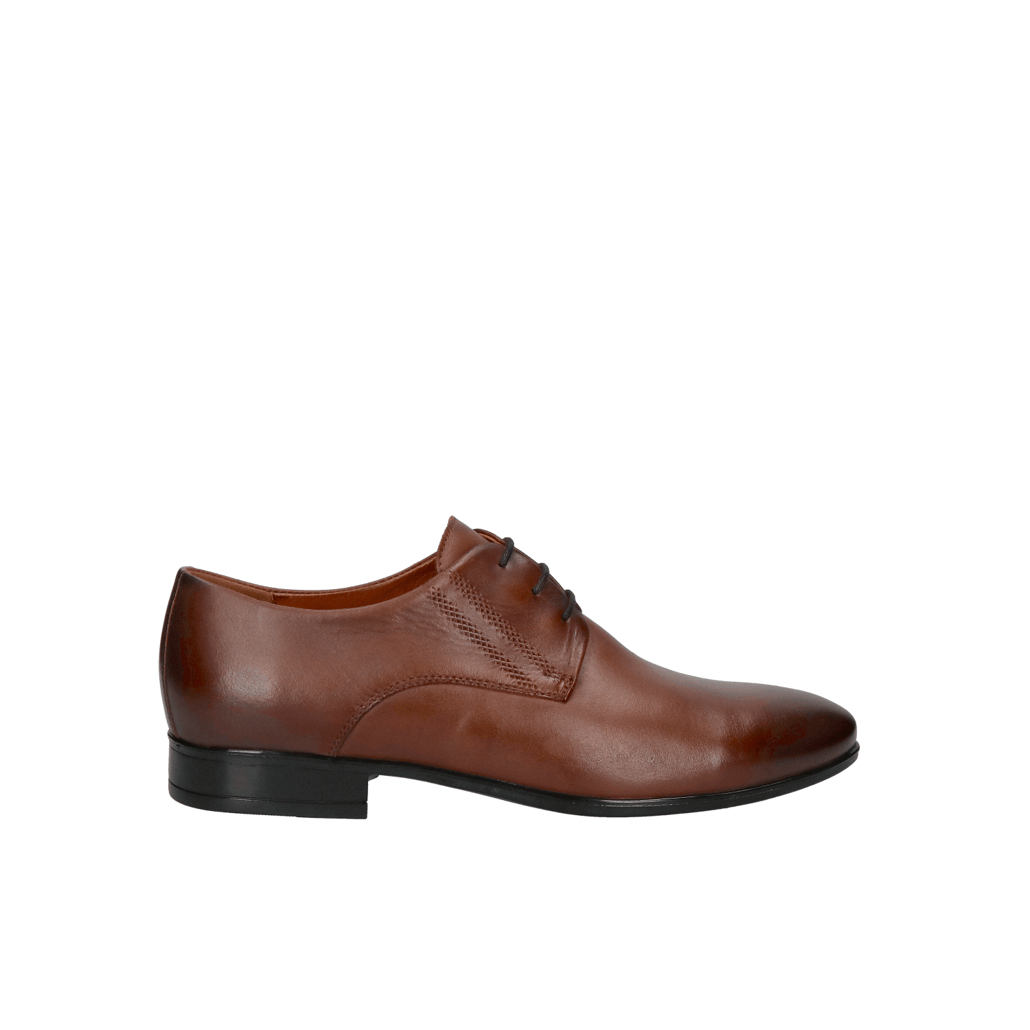Męskie buty brązowe, eleganckie derby skórzane, buty do ślubu, Conhpol, Konopka Shoes