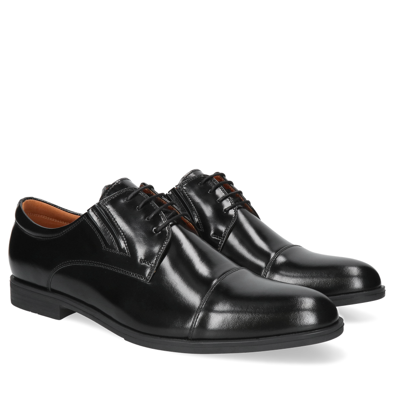 Półbuty męskie skórzane dla wymagających, komfort noszenia