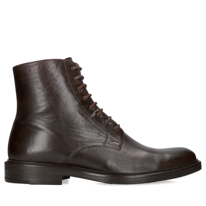 Brązowe trzewiki Miron, Conhpol - polska produkcja, Trzewiki