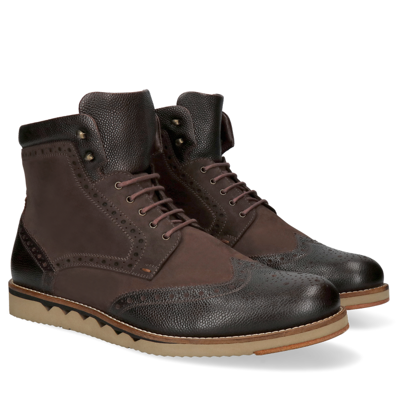 Brązowe trzewiki Miron, Conhpol - polska produkcja, Trzewiki, Konopka Shoes