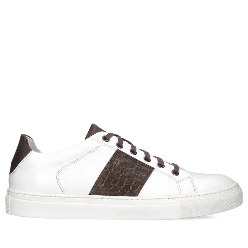 Białe sneakersy Fotyn, Conhpol Dynamic - polska produkcja, Sneakersy, Konopka Shoes