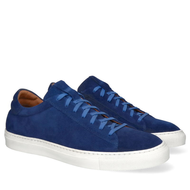 Granatowe sneakersy Fotyn, Conhpol Dynamic - polska produkcja, Sneakersy, Konopka Shoes