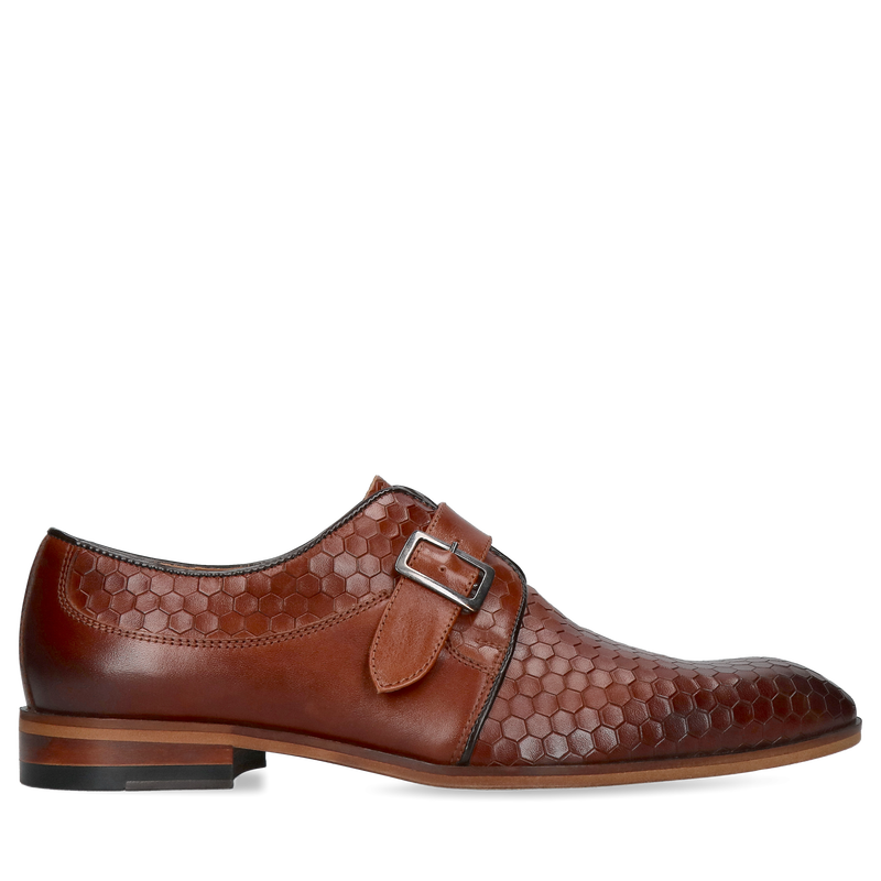 Brązowe monki Kevin, Conhpol - Polska produkcja, monki, CF0036-01, Konopka Shoes