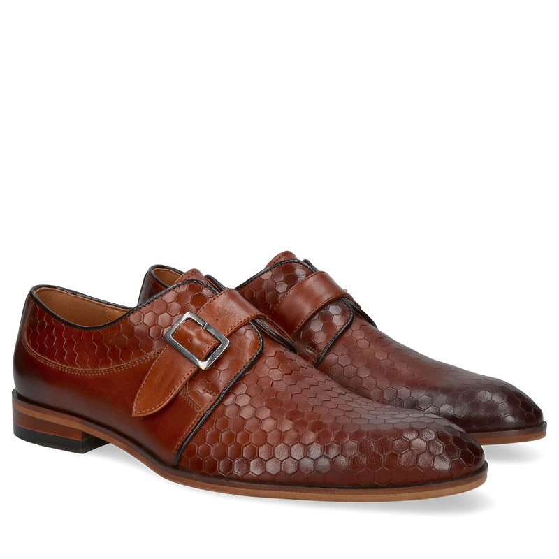 Brązowe monki Kevin, Conhpol - Polska produkcja, monki, CF0036-01, Konopka Shoes