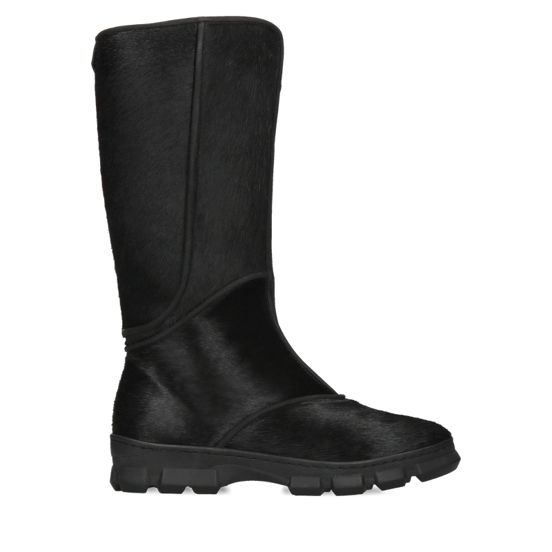 Czarne kozaki Wilma, Conhpol Bis - polska produkcja, BK5615-01, Kozaki, Konopka Shoes