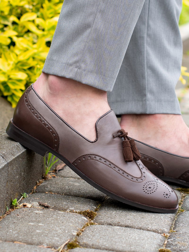 Brązowe casualowe, loafersy Hugo, Conhpol - polska produkcja, Mokasyny i loafersy, CE6265-03, Konopka Shoes Brązowe casualowe, loafersy Hugo, Conhpol - polska produkcja, Mokasyny i loafersy, CE6265-03, Konopka Shoes