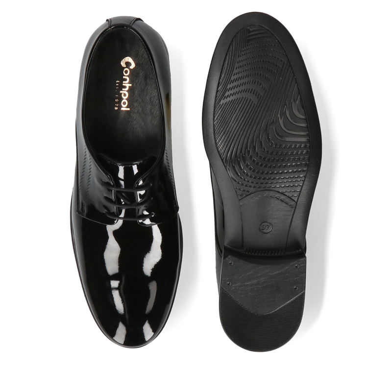 Klasyczne lakierki buty męskie do garnituru, na ślub i komunię