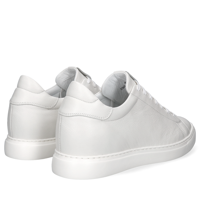 Klasyczne adidasy męskie podnoszące wzrost, skóra naturalna