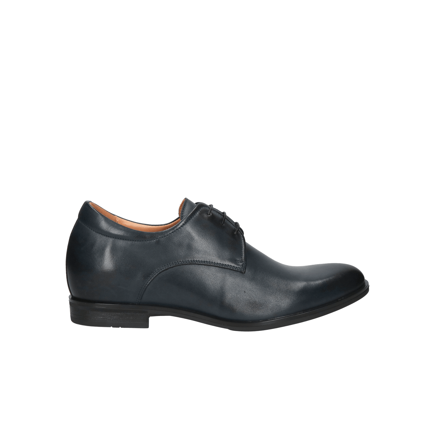 Eleganckie derby luksusowe, męskie buty podnoszące wzrost