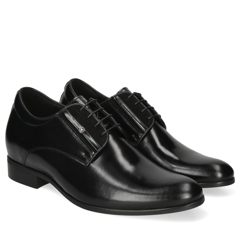 Dyskretnie wyższy, buty wizytowe męskie podwyższające wzrost, Conhpol, Konopka shoes