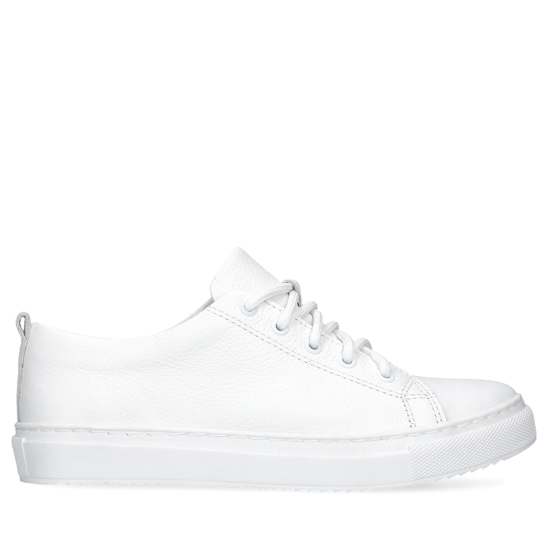 Białe, skórzane sneakersy Cruz, Kampa - polska produkcja, KP0020-02, Sneakersy, Konopka Shoes