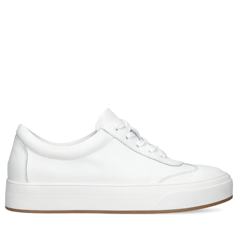 Białe sneakersy damskie ze skóry Flavia, Sneakersy, GG0006-01, Konopka Shoes