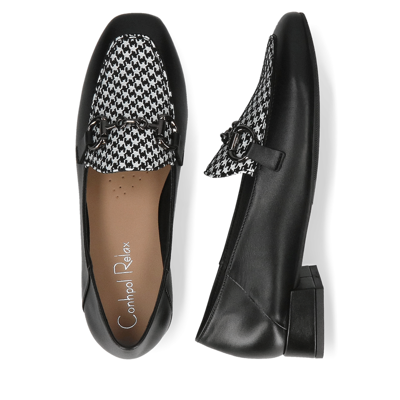 Damskie loafersy skórzane na niskim obcasie - elegancja i komfort