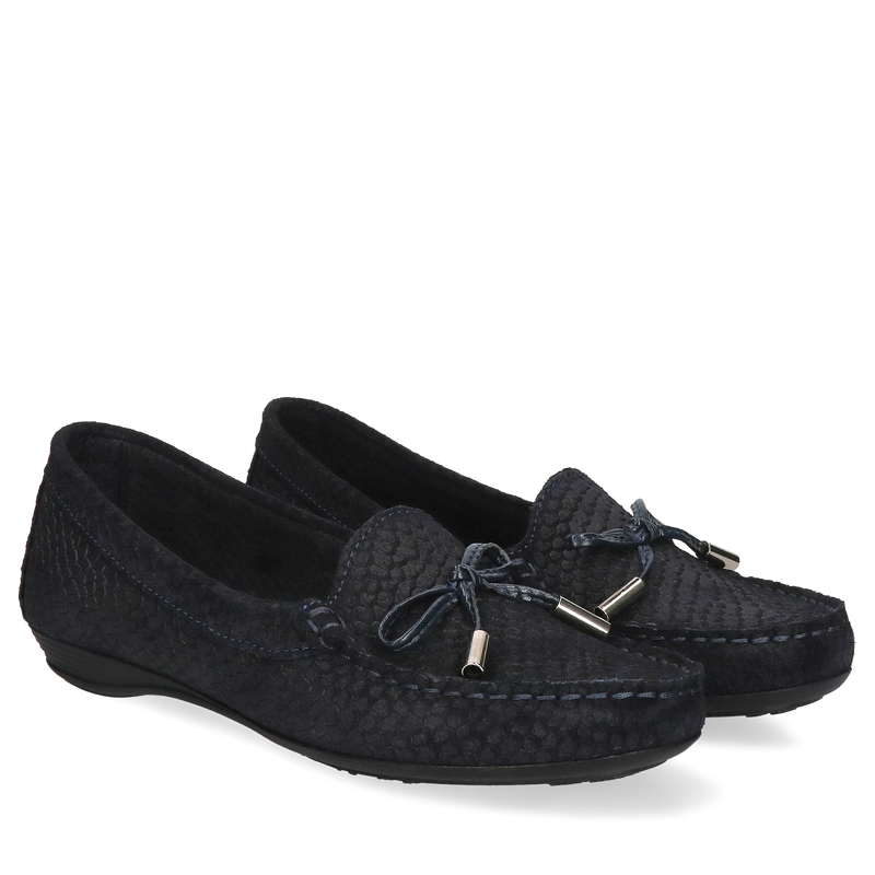 Granatowe mokasyny Filipe Shoes, FI0393-06, Loafersy i mokasyny, Konopka Shoes