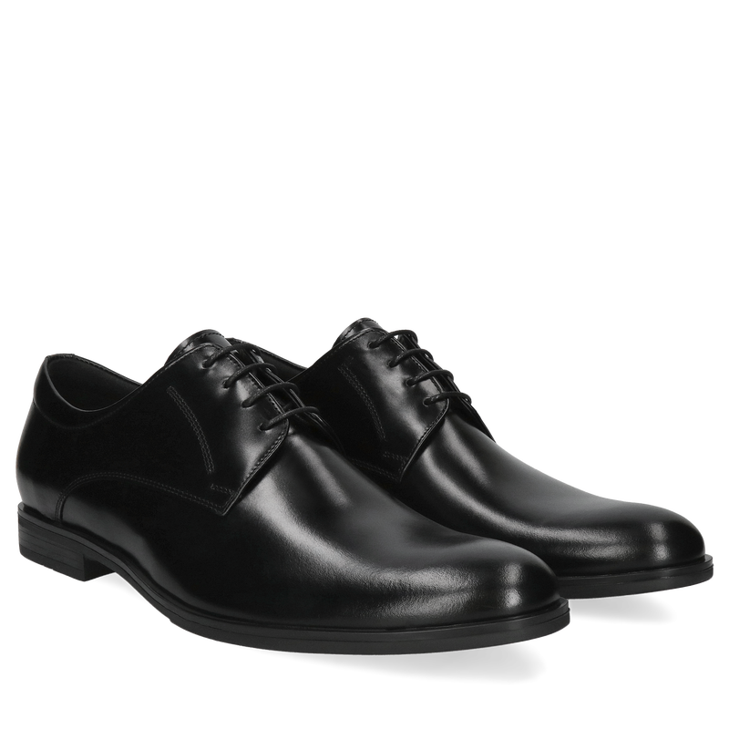 Półbuty męskie skórzane, wytworne, ręcznie szyte w Polsce, Conhpol, Konopka shoes