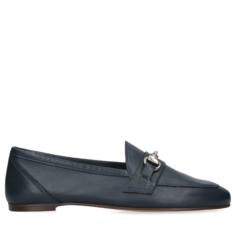 Granatowe mokasyny Filipe Shoes, FI0404-01, Loafersy i mokasyny, Konopka Shoes