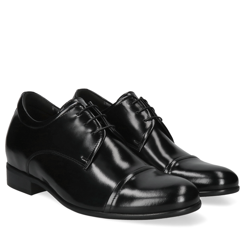 Luksusowy wygląd, buty biznesowe podwyższające wzrost o 7 cm