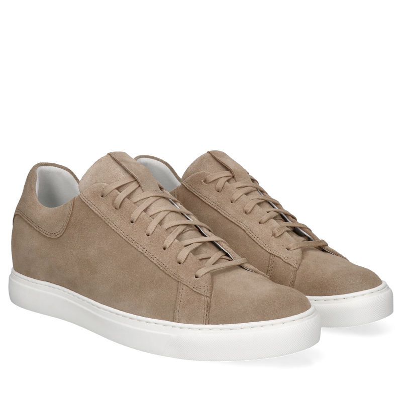 Męskie sneakersy podwyższające ze skóry, komfort i styl na co dzień