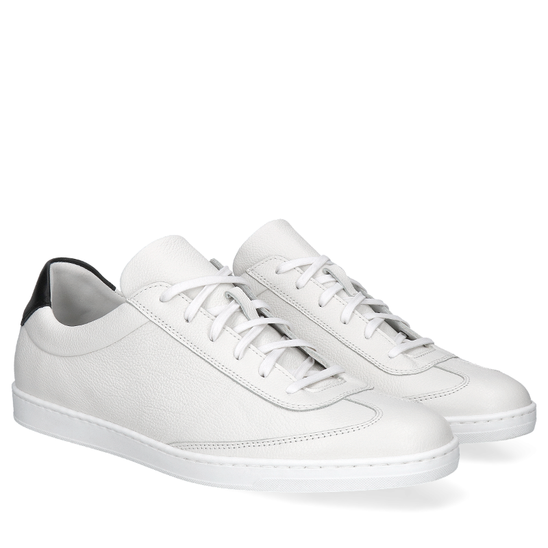 Białe sneakersy Casey, Conhpol Dynamic - polska produkcja, SD2687-01, SD2687-01, Sneakersy, Konopka Shoes