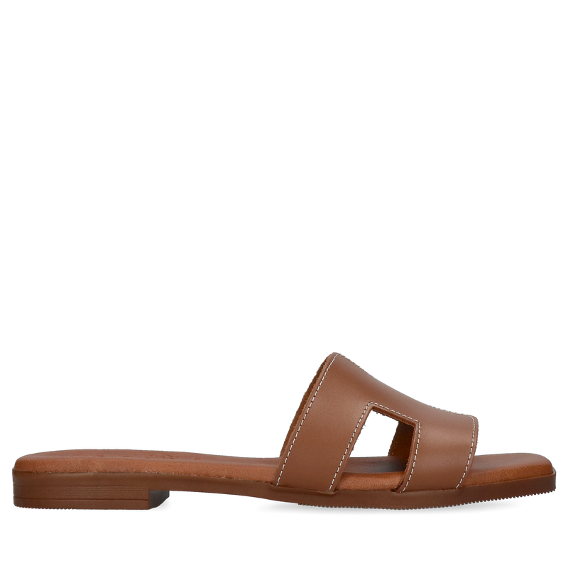 Brązowe klapki Jean, OH MY SANDALS, OH0001-01, Klapki, Konopka Shoes Brązowe klapki Jean, OH MY SANDALS, OH0001-01, Klapki, Konopka Shoes