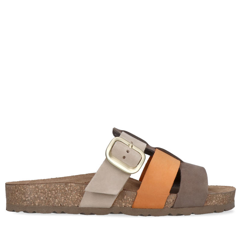 Brązowe klapki Jerba, Yokono, Klapki, YO0010-01, Konopka Shoes Brązowe klapki Jerba, Yokono, Klapki, YO0010-01, Konopka Shoes