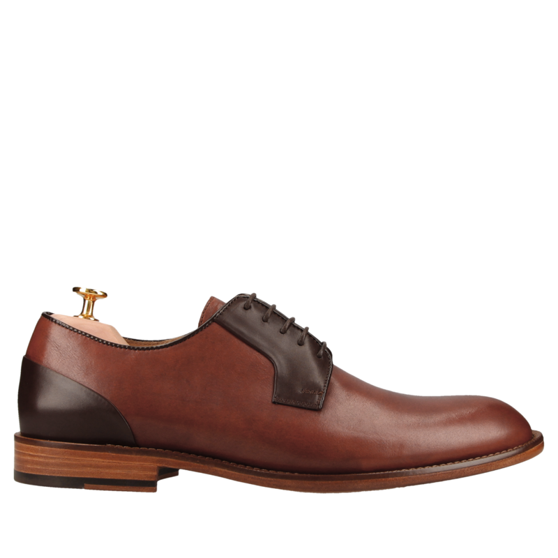 Buty męskie premium Conhpol Gold na skórzanej podeszwie, wysoka jakość i wykonanie