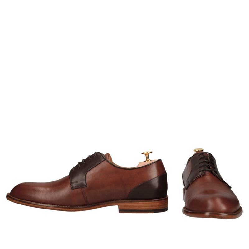 Buty męskie premium Conhpol Gold na skórzanej podeszwie, wysoka jakość i wykonanie