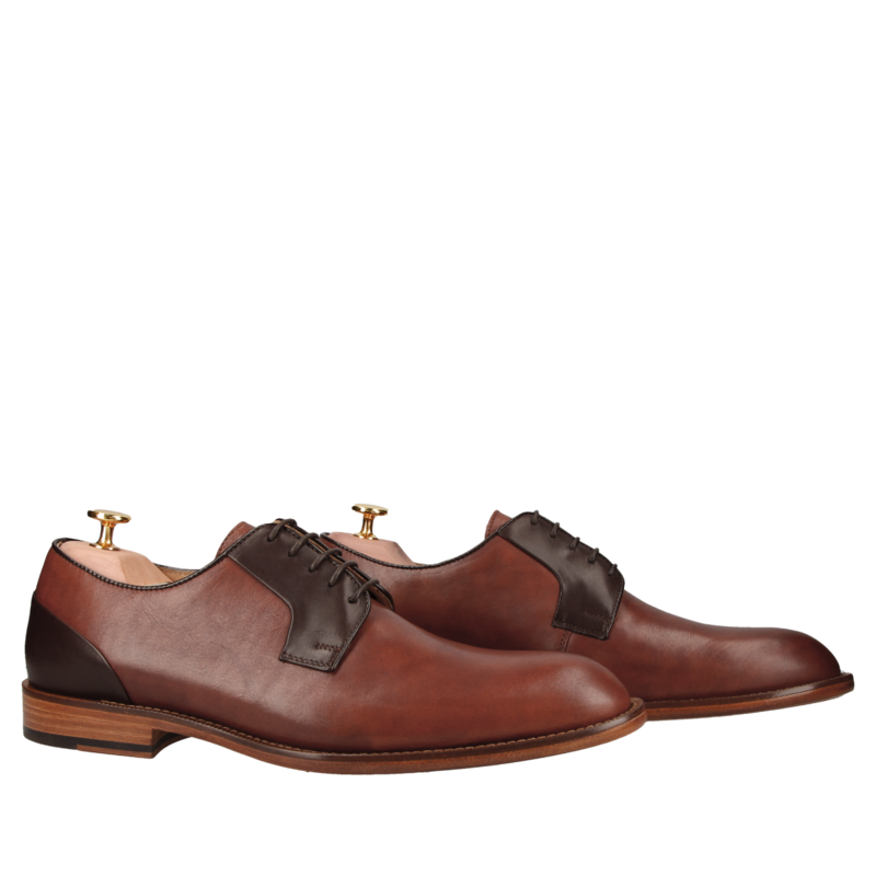 Buty męskie premium Conhpol Gold na skórzanej podeszwie, wysoka jakość i wykonanie