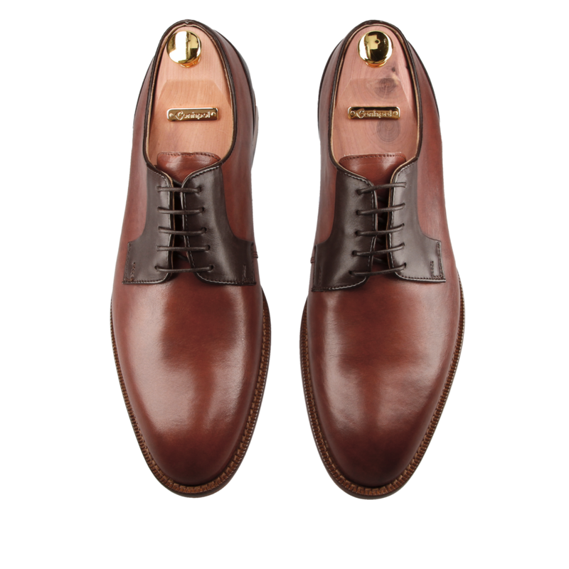 Buty męskie premium Conhpol Gold na skórzanej podeszwie, wysoka jakość i wykonanie