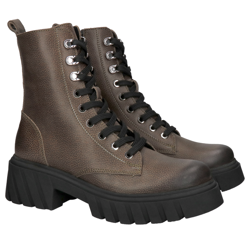 Skórzane botki damskie zimowe- ponadczasowy design