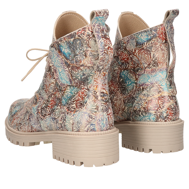 Kolorowe botki na grubej podeszwie - stabilność i wygoda, Conhpol Relax, Konopka Shoes