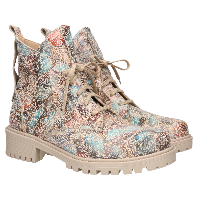 Kolorowe botki na grubej podeszwie - stabilność i wygoda, Conhpol Relax, Konopka Shoes