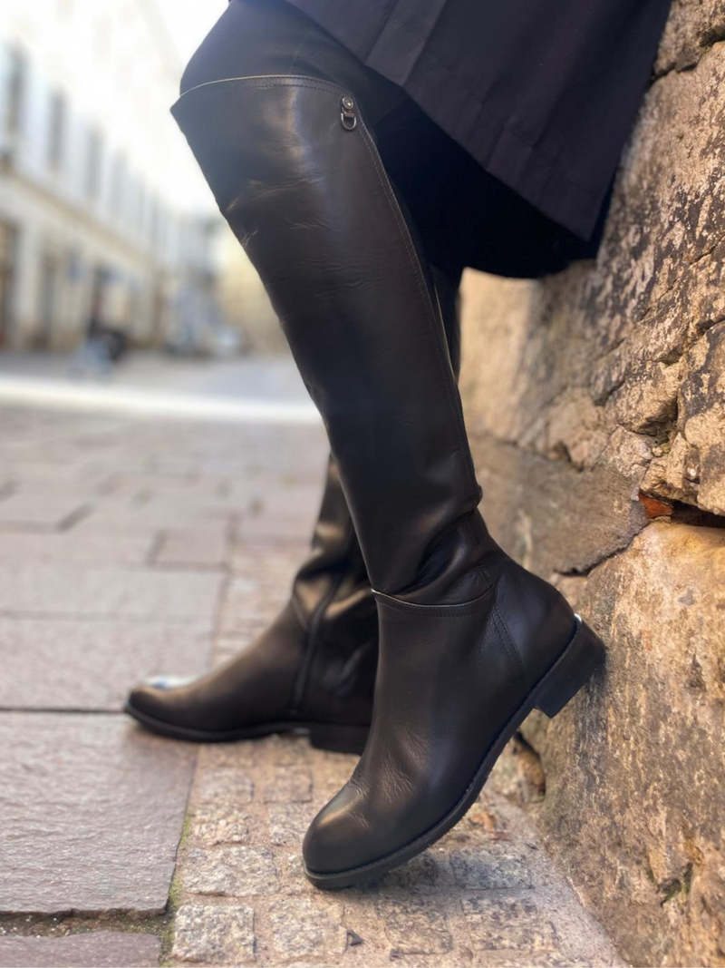 Kozaki damskie, buty ze skóry licowej, buty zimowe ocieplane, Konopka Shoes Kozaki damskie, buty ze skóry licowej, buty zimowe ocieplane, Konopka Shoes