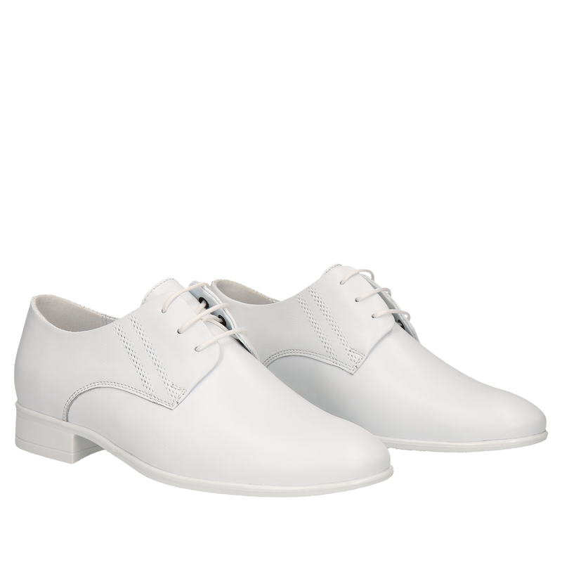 Białe buty komunijne Karol, Conhpol, Konopka Shoes