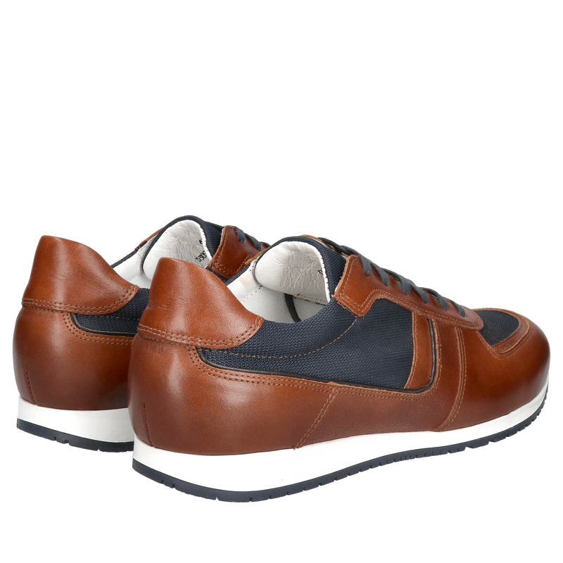 Wygodne buty męskie casual, na co dzień do pracy, półbuty męskie ze skóry