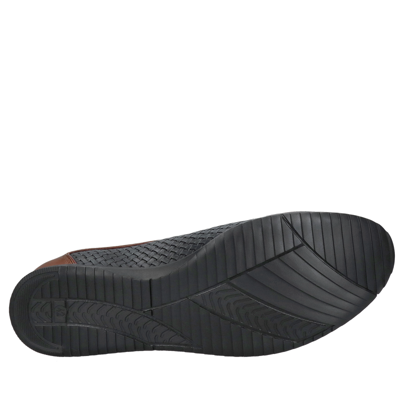 Wygodne obuwie męskie, brązowo-granatowe. Modny design, wysoka jakość