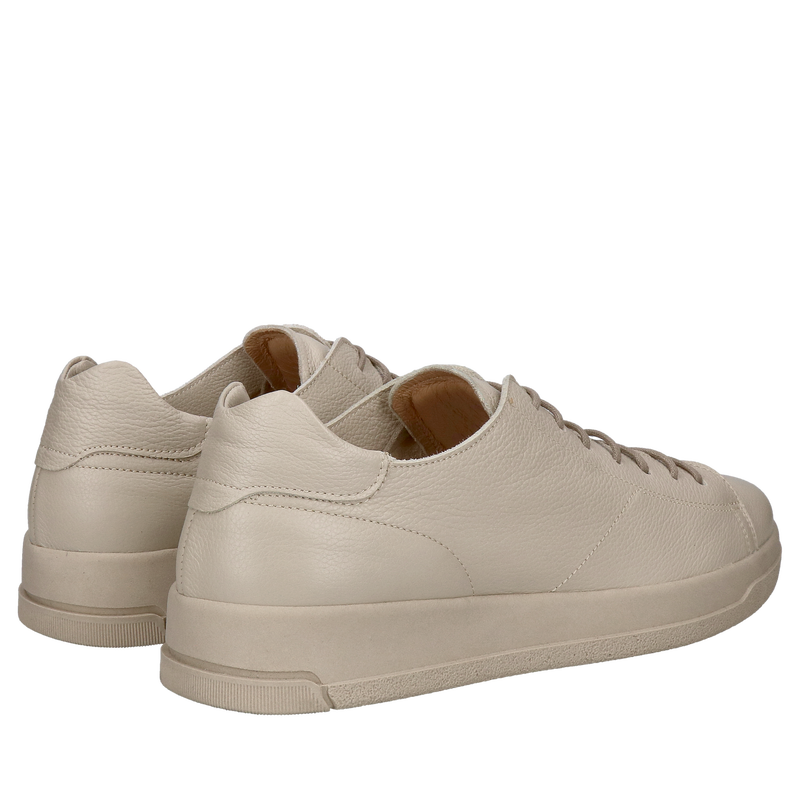 Bezowe buty sportowe na co dzień, skóra naturalna, wygodne i miękkie