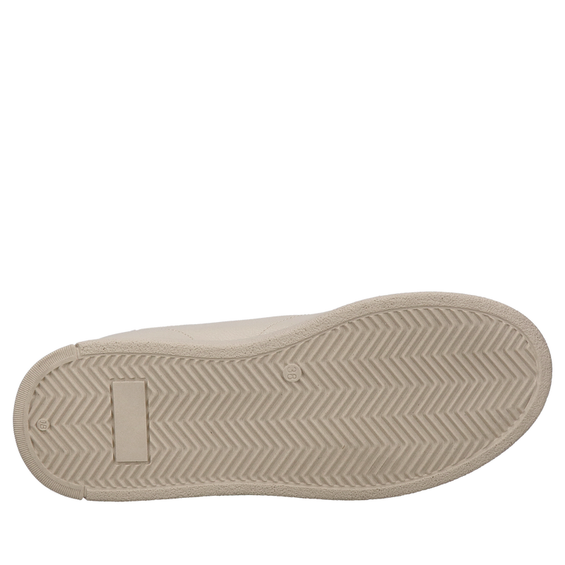 Bezowe buty sportowe na co dzień, skóra naturalna, wygodne i miękkie