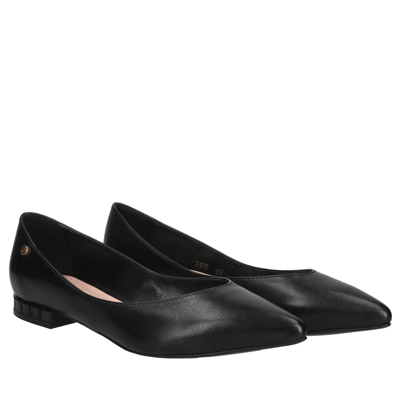 Damskie baleriny do szpica ze skóry naturalnej, modne i wygodne