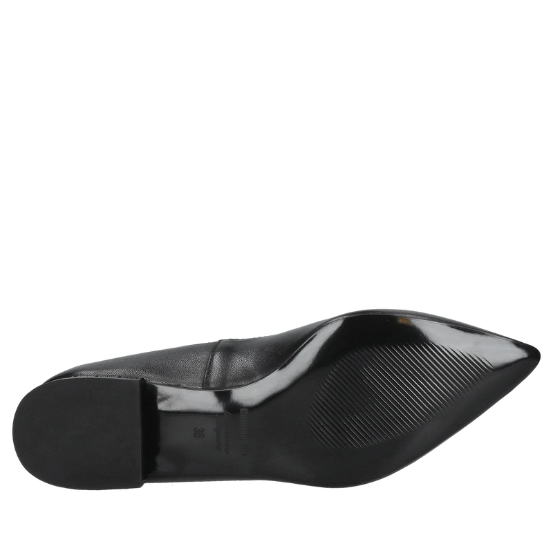 Damskie baleriny do szpica ze skóry naturalnej, modne i wygodne