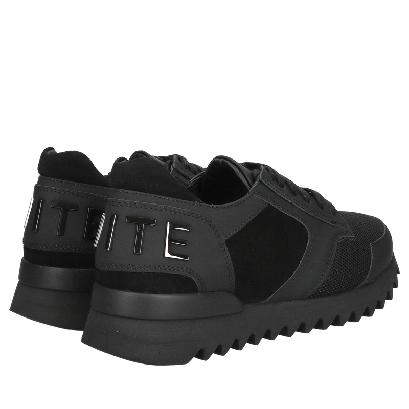 Oryginalne czarne sneakersy ze skóry, wygodne i miękkie na co dzień , Conhpol Bis, Konopka Shoes