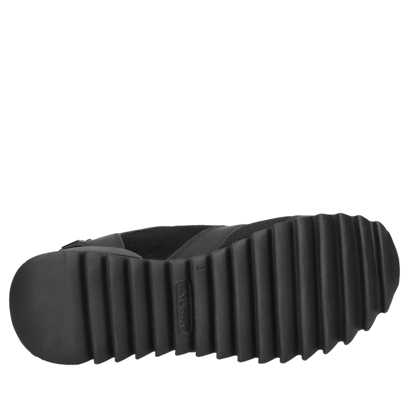 Oryginalne czarne sneakersy ze skóry, wygodne i miękkie na co dzień , Conhpol Bis, Konopka Shoes